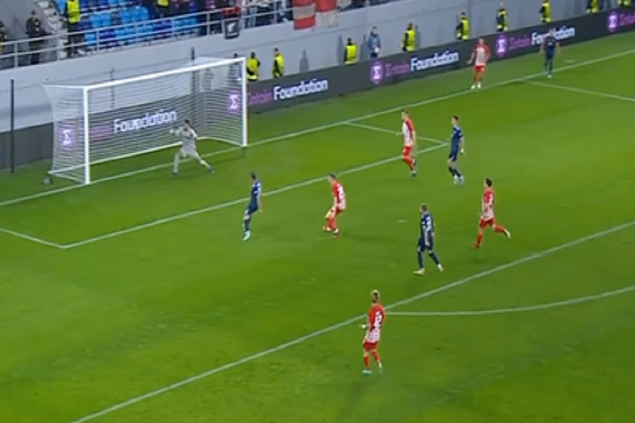 GOOOOL TSC pogotkom Petrovića poveo protiv Frajburga (VIDEO)
