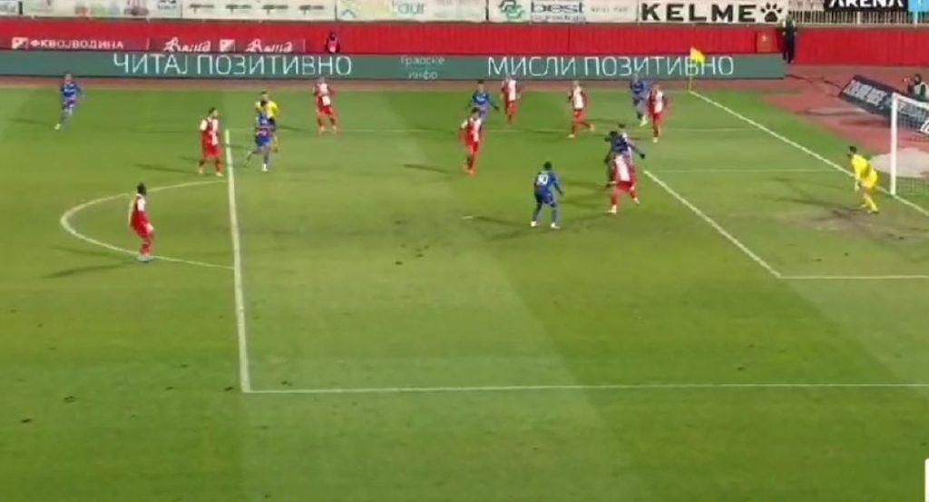 POKLON NOVOSAĐANA Bukari opet zatresao mrežu Vojvodine i to posle neverovatne greške defanzivca (VIDEO)
