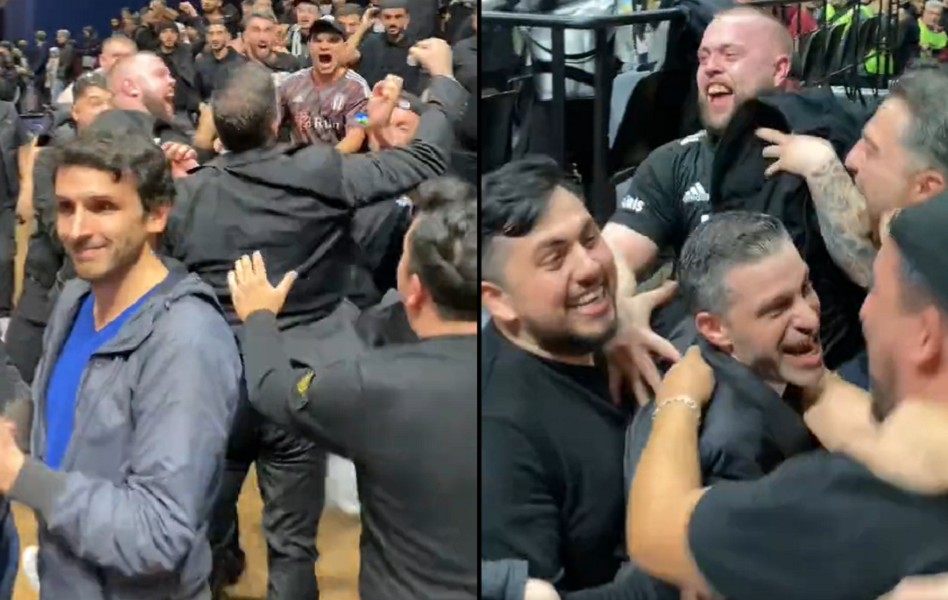 STRAST Alimpijević znao da proslavi pobedu Bešiktaša… Došao do navijača i – krenula ludnica (VIDEO)