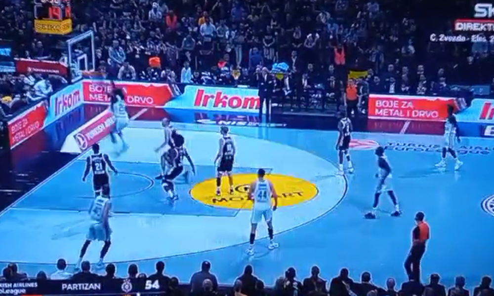 Partizan spava, Lesor zakucava, a Željko uzima tajm-aut (VIDEO)