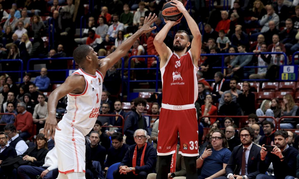 OLIMPIJA PONOVO NA TRONU Fenomenalni Mirotić brojao do 30 i srušio Virtus!