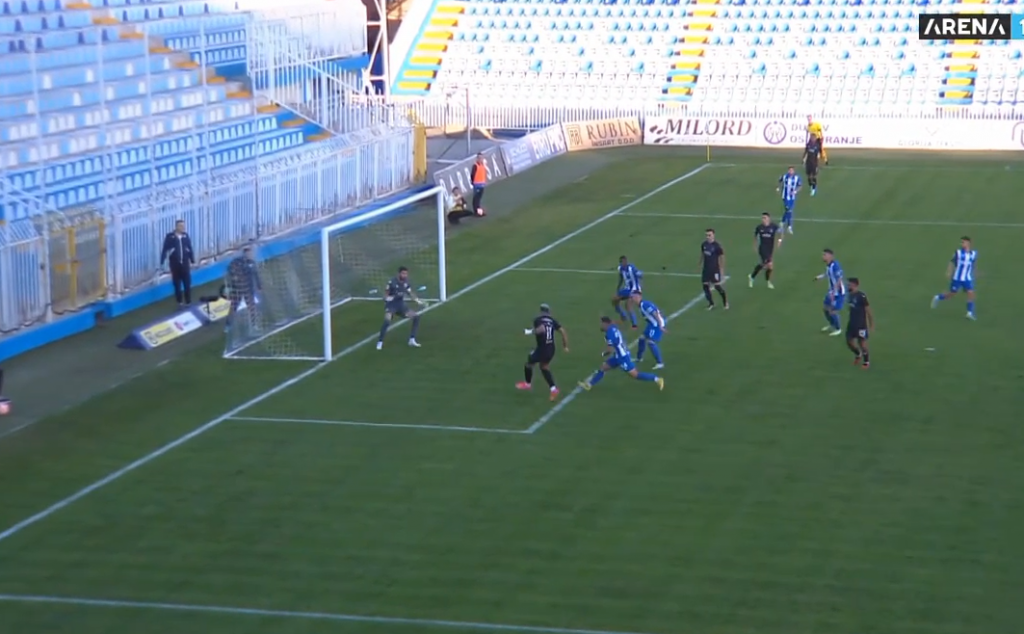 AUUU Obrukao se Saldanja! Partizan nikako da duplira vođstvo (VIDEO)