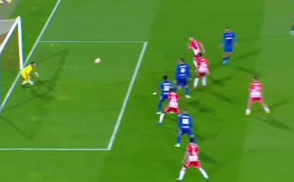 ZVEZDA DUPLIRALA PREDNOST Spajić glavom matirao golmana Radnika (VIDEO)