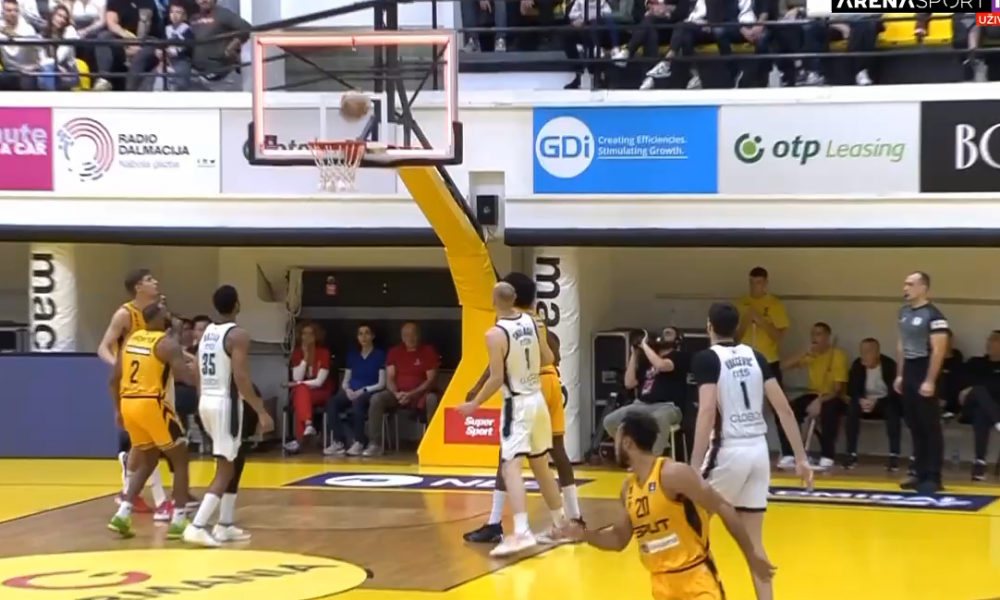 PARTIZAN SIGURAN U SPLITU Trojka Vukćevića uz zvuk sirene za lepo vođstvo (VIDEO)