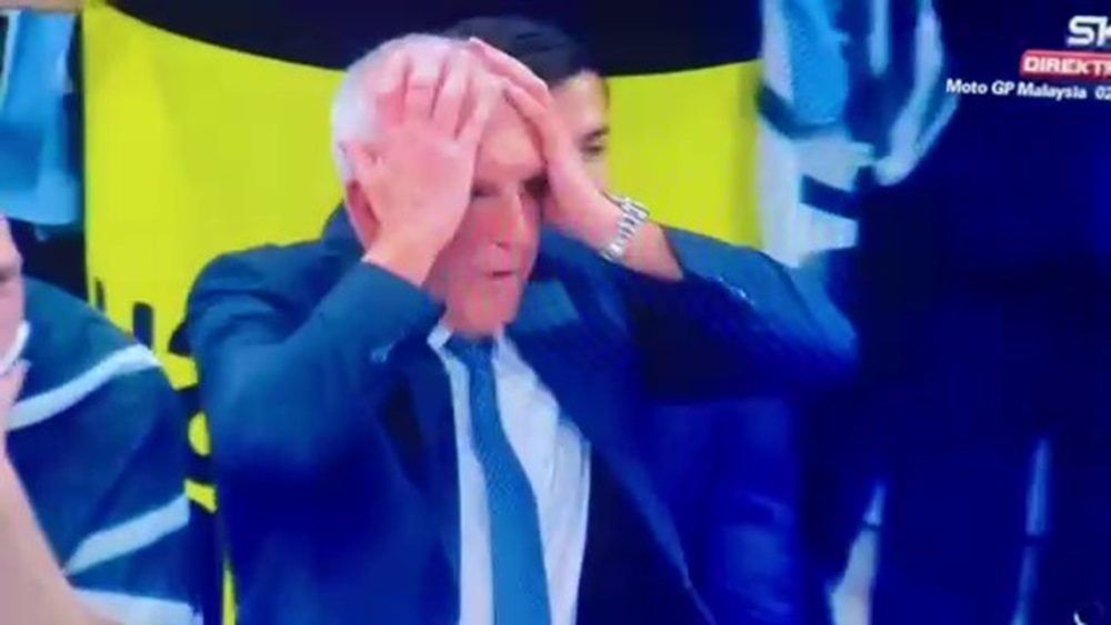 EMOTIVNI ROLERKOSTER OBRADOVIĆA Pogledajte reakciju Partizanovog trenera pred poslednji napad Fenera (VIDEO)