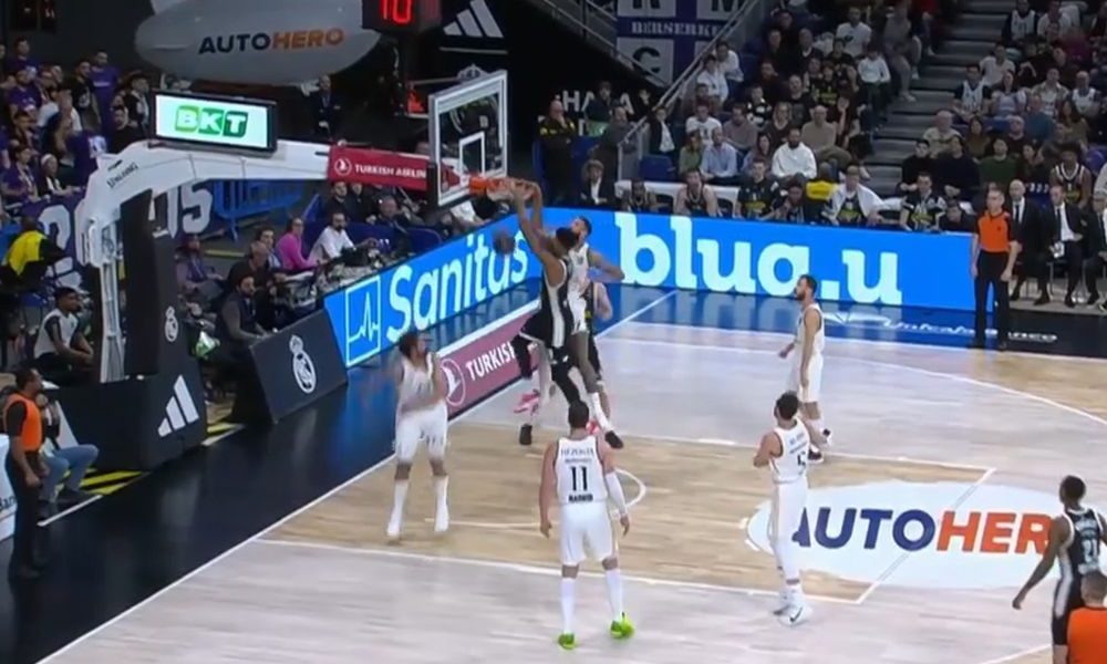 JEDINI ON IGRA Kaboklo snažno zakucao i pokrenuo Partizan! Mogu li crno-beli da se vrate u meč? (VIDEO)