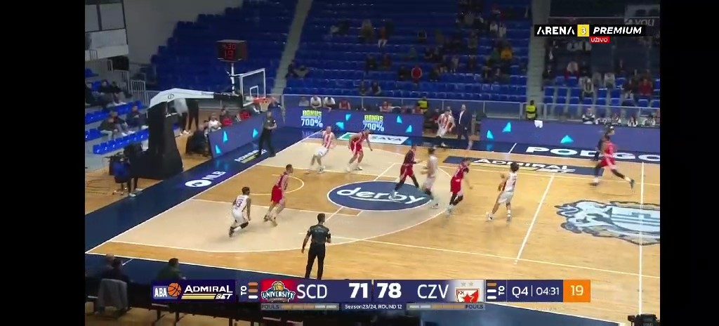 TEODOSIĆ ODUŠEVIO PUBLIKU U MORAČI Magija Zvezdinog plejmejkera izazvala divljenje svih gledalaca u hali (VIDEO)