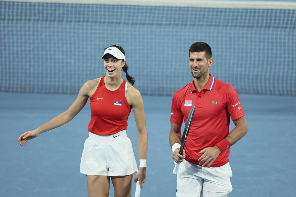 BRAVO Srbija bolja od Kine na Junajted kupu! Olga na ivici suza, Novak u euforiji! Blizu je četvrtfinale! (VIDEO)