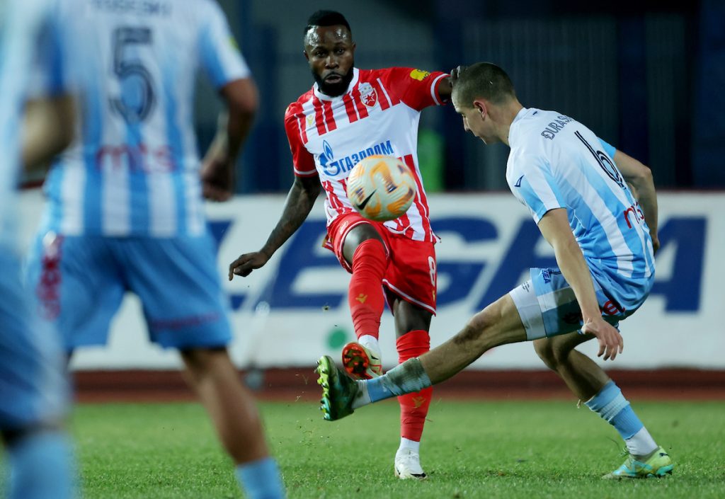 POLUVREME Zvezda ima 1:0 u Subotici, Mijatović pogodio za vođstvo na pauzi (VIDEO)