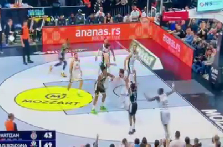 SERIJA NA SERIJU „Zapalila“ se Arena! Partizan sjajnom igrom podigao „grobare“ na noge (VIDEO)