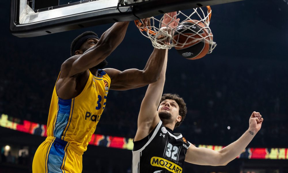 KOŠMARNI POČETAK Partizan izgleda očajno protiv Makabija! Već gubi sa 16 poena razlike! (VIDEO)