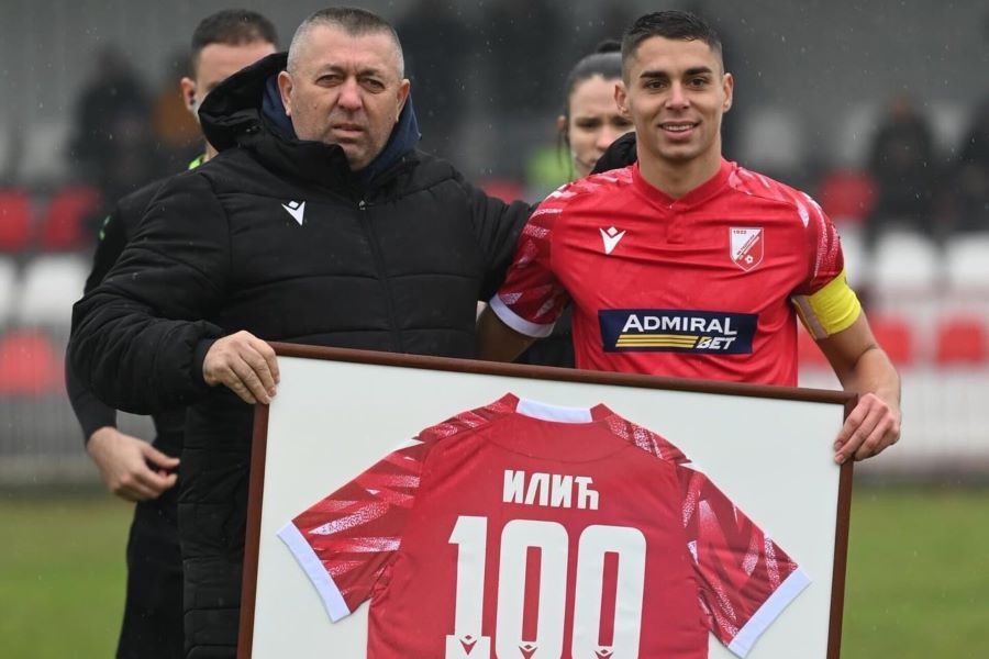 VLADIMIR ILIĆ: Odigrati 100 utakmica u dresu kluba iz svog grada nije mala stvar! Radnički ima svetlu budućnost!