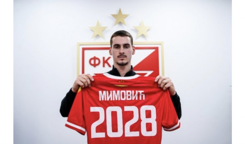 ZVEZDA VEĆ SPREMA ZAMENU ZA NEDELJKOVIĆA Talentovani Mimović potpisao do 2028. godine