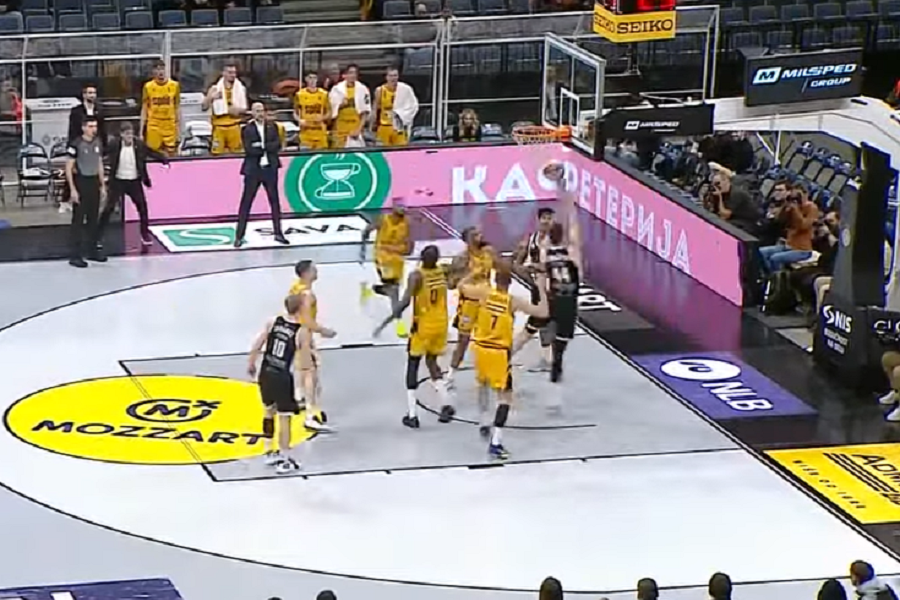 Igra Partizana stala u jedan napad… Nemoć i konfuzija u 19 sekundi (VIDEO)