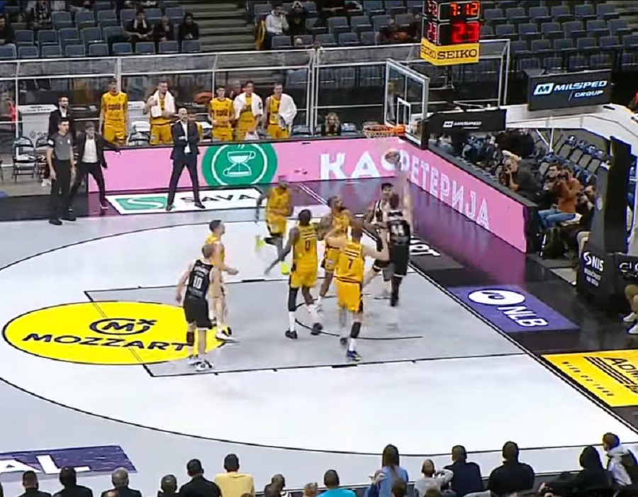 Igra Partizana stala u jedan napad… Nemoć i konfuzija u 19 sekundi (VIDEO)