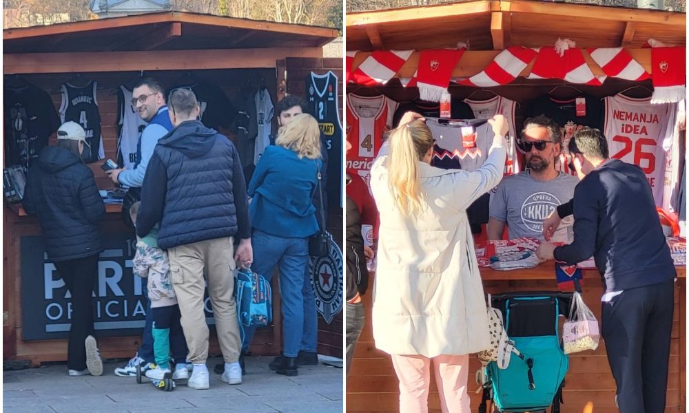 ZAGREVANJE ZA FINALE Obradović i Jago najtraženiji među „grobarima“ i „delijama“ (FOTO+VIDEO)