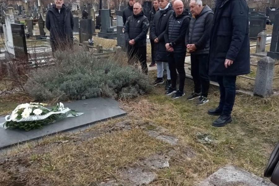 UOČI GOSTOVANJA JAVORU Delegacija Partizana obišla grob klupske legende