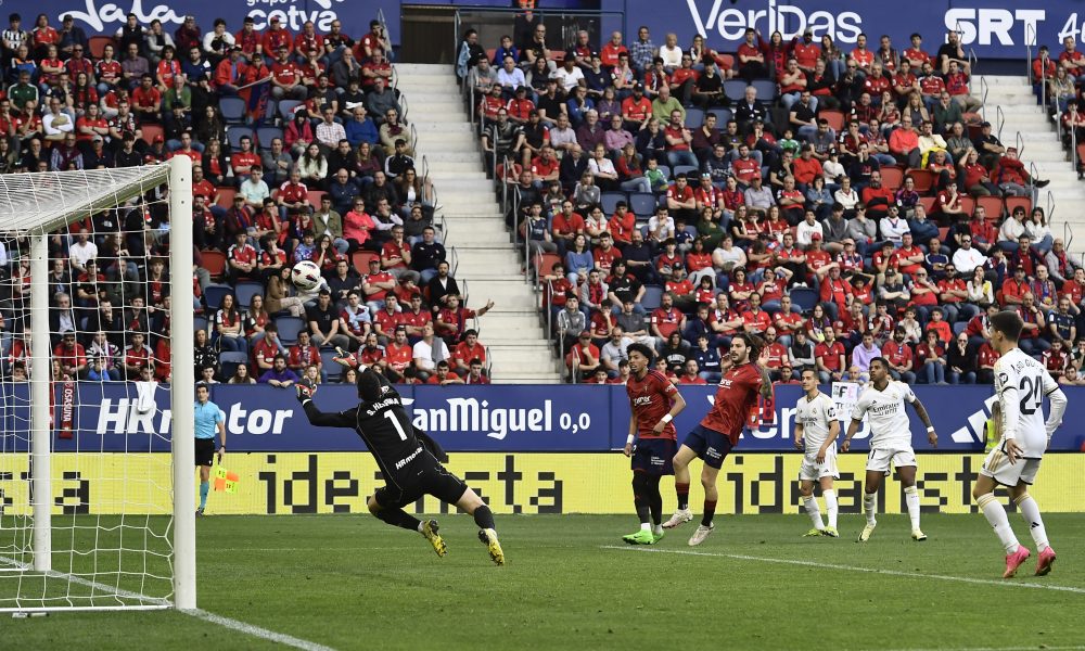LA LIGA Real sigurnim koracima grabi ka tituli, goleada u Pamploni (VIDEO)