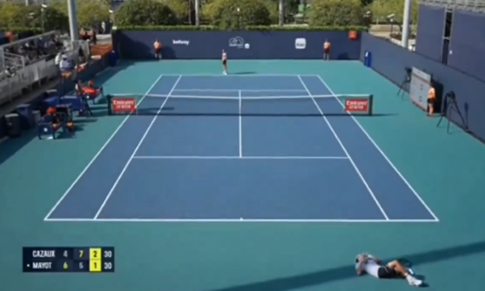 KVALIFIKACIJE ZA MASTERS U MAJAMIJU Francuski teniser pao u nesvest, reakcija njegovog zemljaka je sramotna (VIDEO)