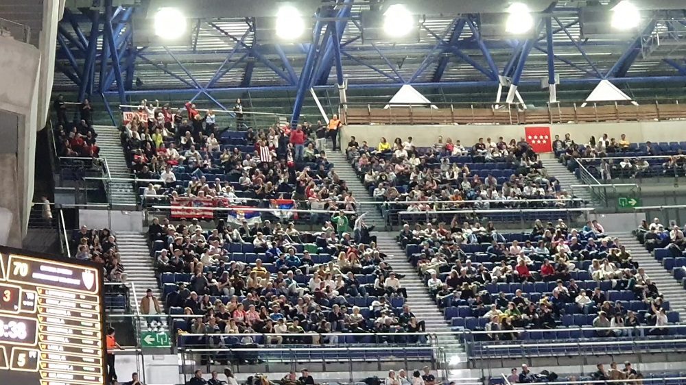 OZBILJNA PODRŠKA I U MADRIDU Evo kako su navijači Zvezde propratili meč protiv Reala (VIDEO)