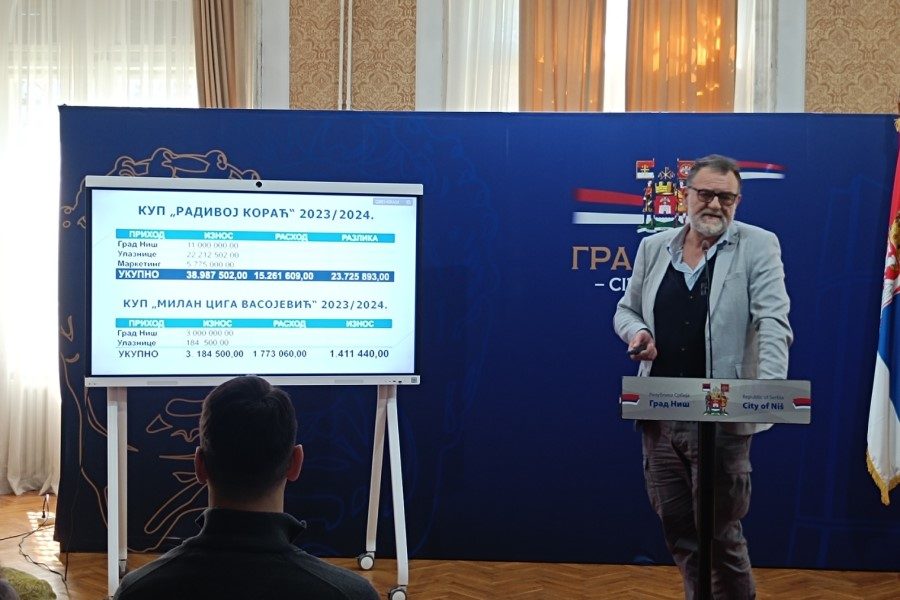NOVAC OD KUPA ZA NIŠKE KLUBOVE Organizatori turnira predložili raspodelu sredstava
