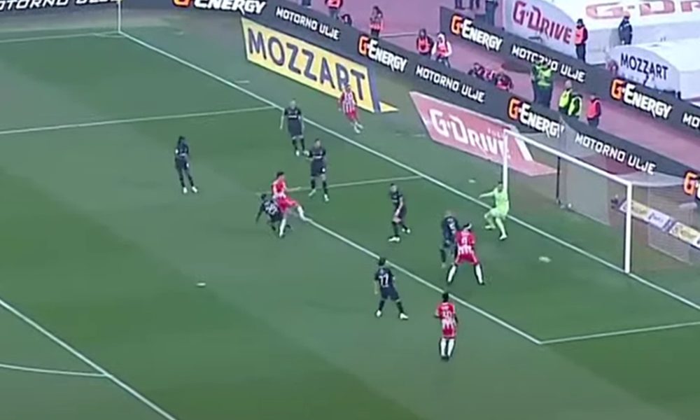 ZVEZDA PROPUSTILA DVE KOLOSALNE ŠANSE Stamenić i Ndiaje nisu iskoristili „zicere“ (VIDEO)
