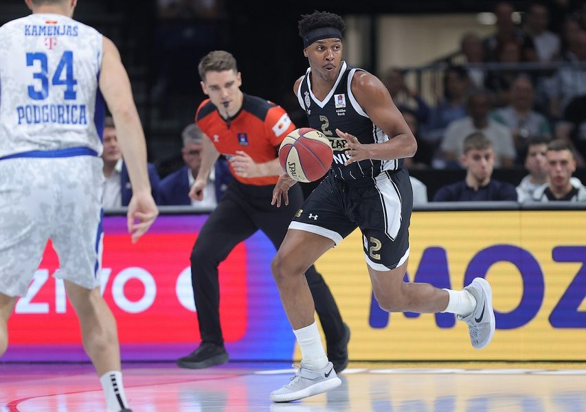 POLUVREME Partizan ima +12 protiv Budućnosti, ali brinu prazni minuti (VIDEO)