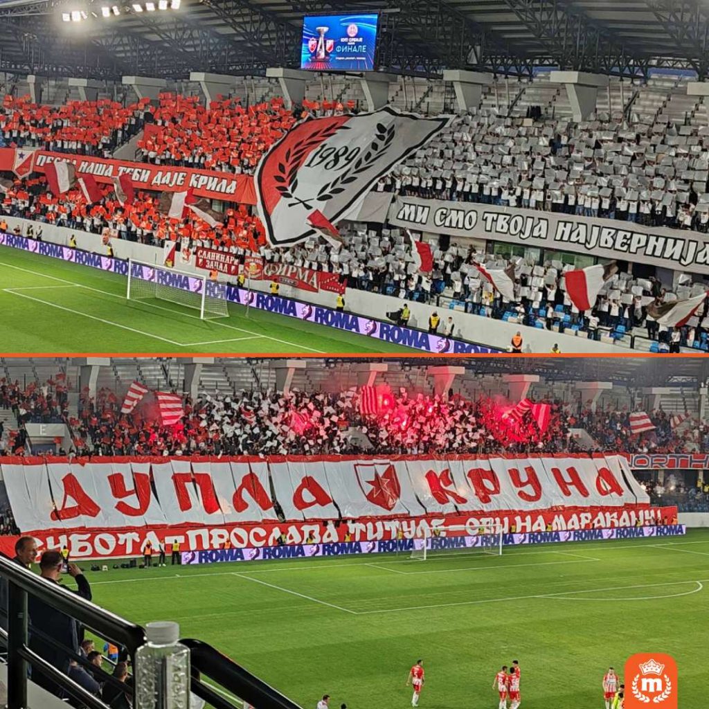 POČELA JE FEŠTA I TO NA TRIBINAMA Pogledajte koreografije „Delija“ i „Fimre“ (VIDEO)