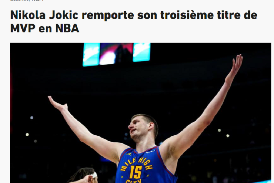 SVETSKI MEDIJI O JOKIĆU: Kada je draftovan na TV je išla reklama, a sada je legenda! Superiorna inteligencija