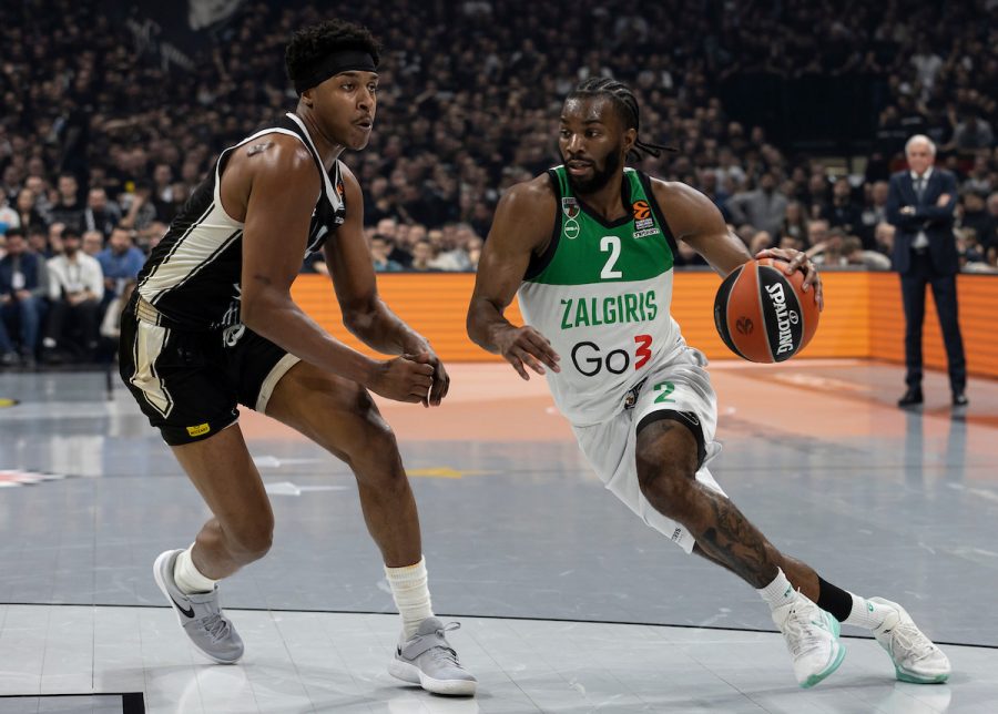 Momenat sa utakmice Žalgiris - Partizan (Foto: Starsport)