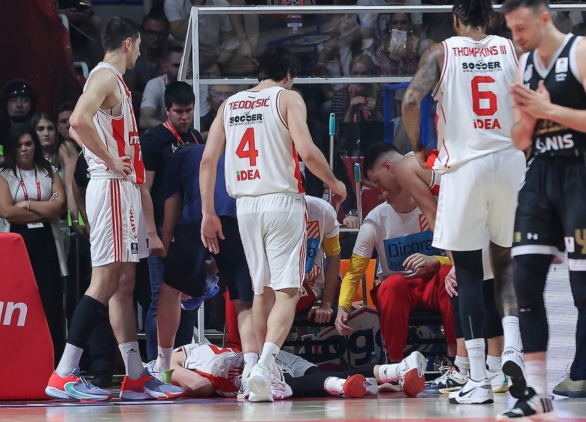 ZVEZDAŠKI UZDAH OLAKŠANJA Topić nije teže povređen, vraća se…