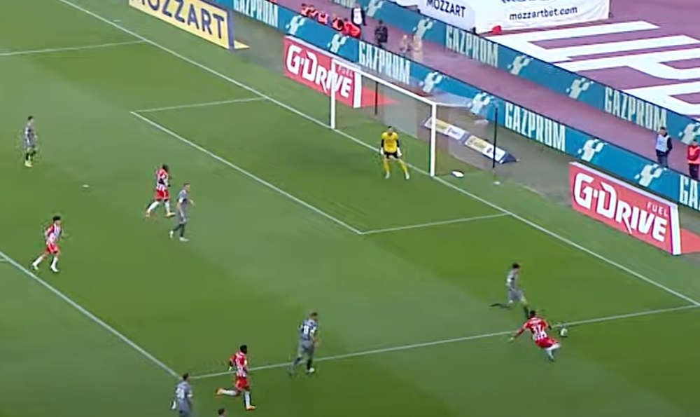 ODLIČAN POČETAK NA MARAKANI Zvezda povela „štiklom“ Ndiajea, Đurić doneo izjednačenje Kragujevčanima (VIDEO)