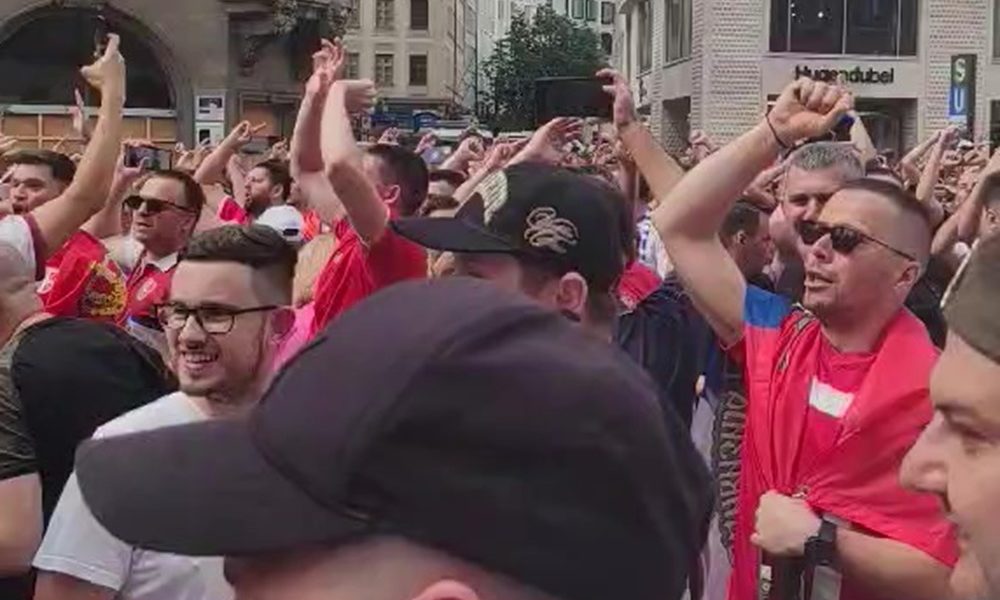 SIMPATIČNA „PROVOKACIJA“ Srpski navijači pevali Slovencima: Luka Dončić jedan je od nas! (VIDEO)