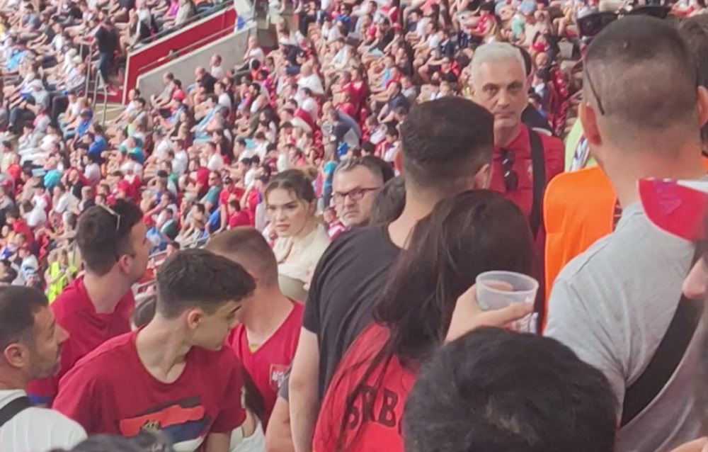 KOŠKANJE NA TRIBINAMA Navijači Srbije i Slovenije na ivici sukoba (VIDEO)
