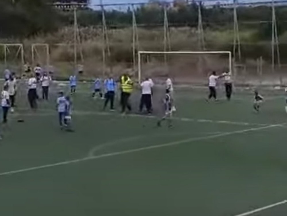 POTPUNO PODETINJILI Nesvakidašnja scena u Severnoj Makedoniji! Deca igraju fudbal, a tuku se roditelji (VIDEO)