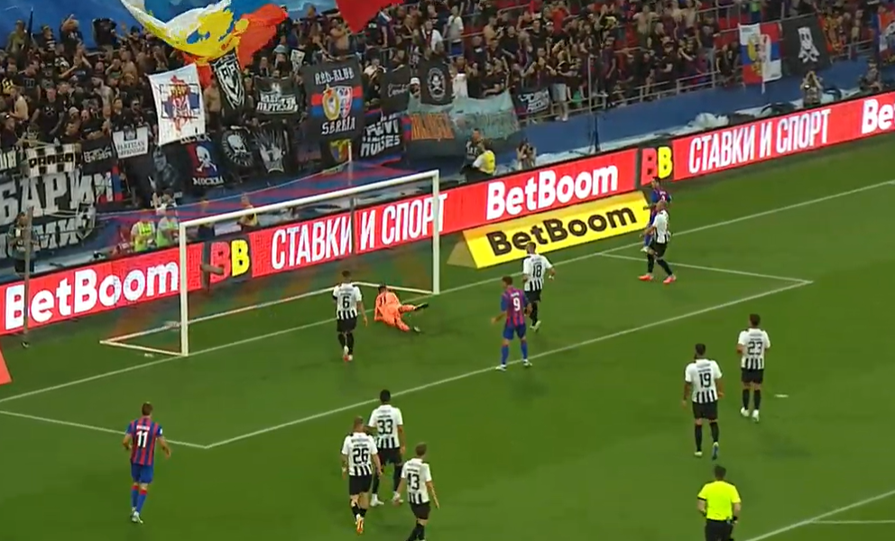 REPRIZA POČETKA UTAKMICE CSKA duplirao vođstvo, ponovo je spavala odbrana Partizana (VIDEO)
