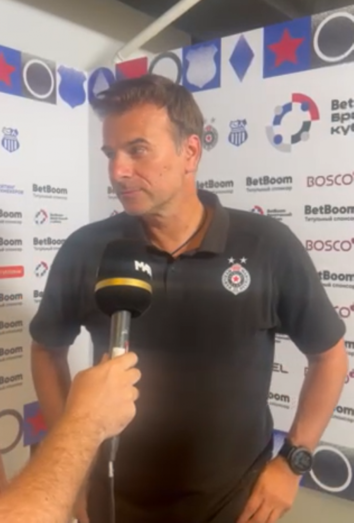 STANOJEVIĆ POSLE PORAZA OD CSKA: Neki igrači nisu pokazali talenat, ovakva igra i rezultat nisu dovoljni za Partizan! (VIDEO)