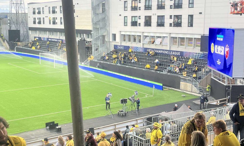 POPUNJAVA SE STADION BODO/GLIMTA Domaći navijači svi u žutom, pristižu i „delije“ (FOTO+VIDEO)