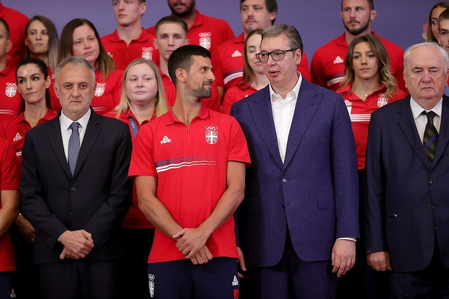 Aleksandar Vučić primio učesnike Olimpijskih igara u Parizu (FOTO)