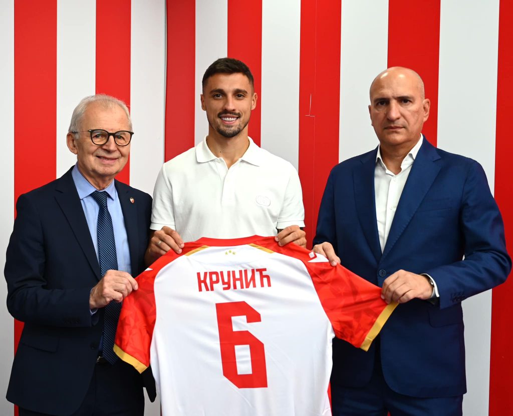 KRUNIĆ PREDSTAVLJEN NA „MARAKANI“: Prelep je osećaj slikati se u dresu kluba koji voliš (FOTO)