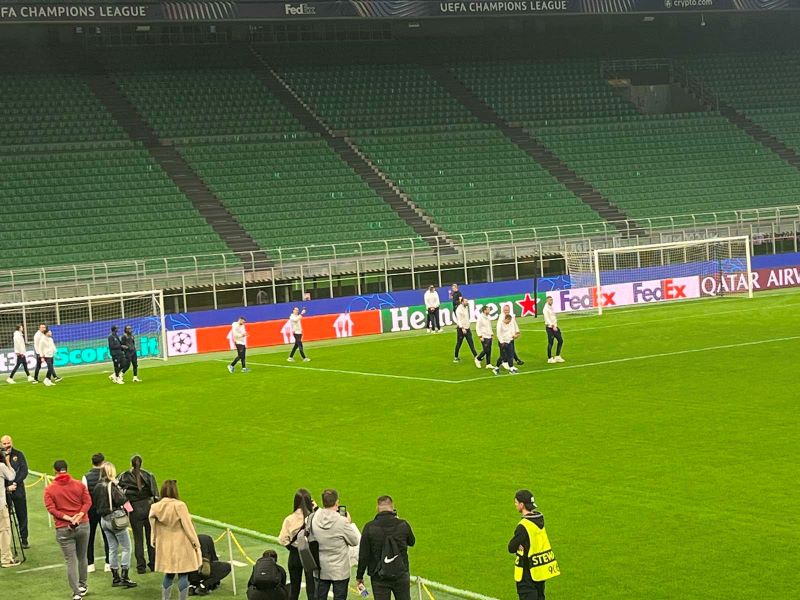 OSETILI TEREN Fudbaleri Crvene zvezde prošetali po „Đuzepe Meaci“ (VIDEO)