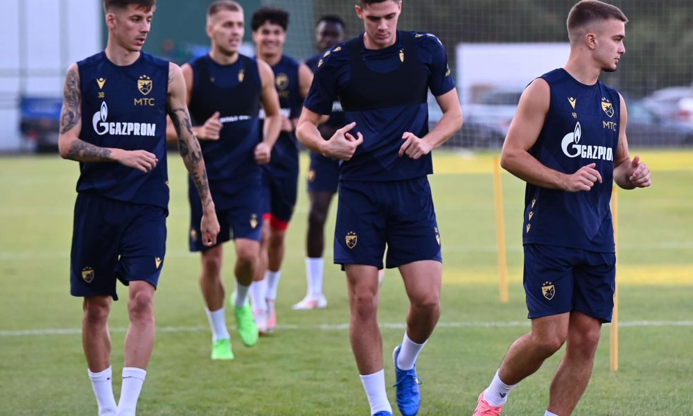 FOTO-UBOD Zvanično je napustio Zvezdu, ali je odradio trening pred Benfiku (FOTO)