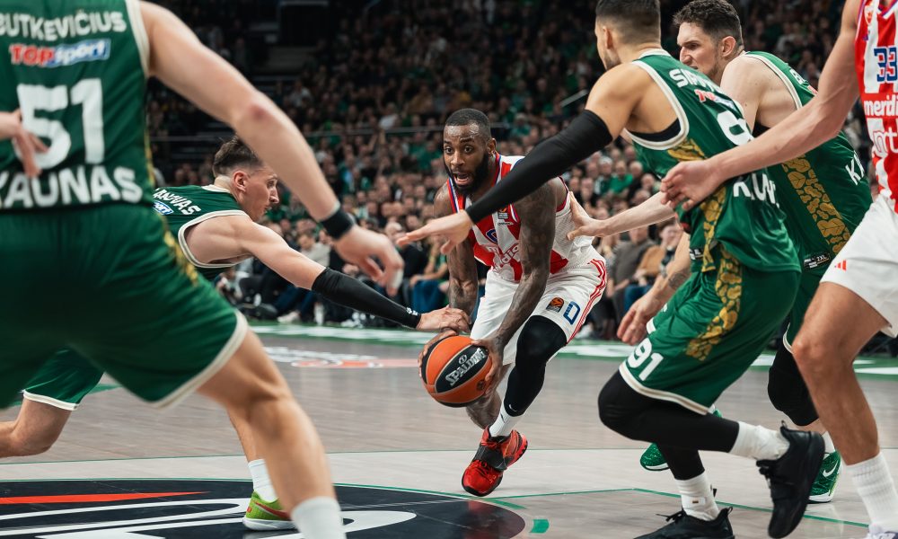 PORAZ KOJI MNOGO BOLI Zvezda izgubila u Kaunasu pogotkom uz zvuk sirene! (VIDEO)