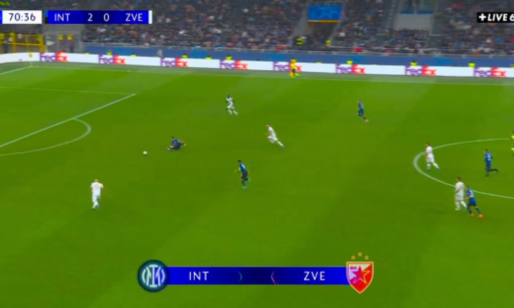 PONOVO JE ZVEZDA SEBI PUCALA U NOGE Spajić je prodao loptu gore od Krunića! Lautaro takve poklone s lakoćom prihvata (VIDEO)