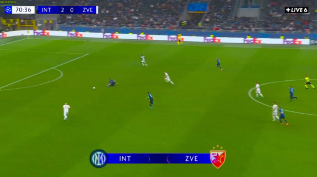 PONOVO JE ZVEZDA SEBI PUCALA U NOGE Spajić je prodao loptu gore od Krunića! Lautaro takve poklone s lakoćom prihvata (VIDEO)