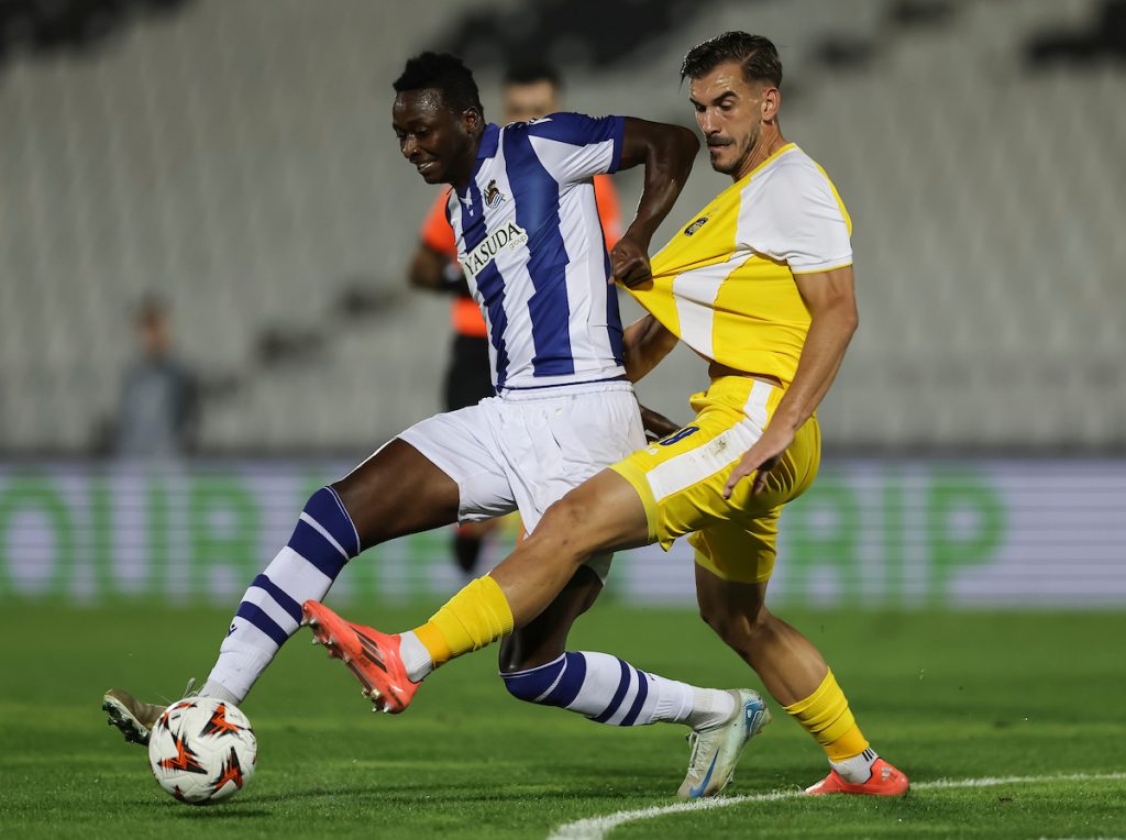 LIGA EVROPE Sosijedad slavio u Beogradu… Nekadašnjem napadaču Partizana poništen gol (VIDEO)