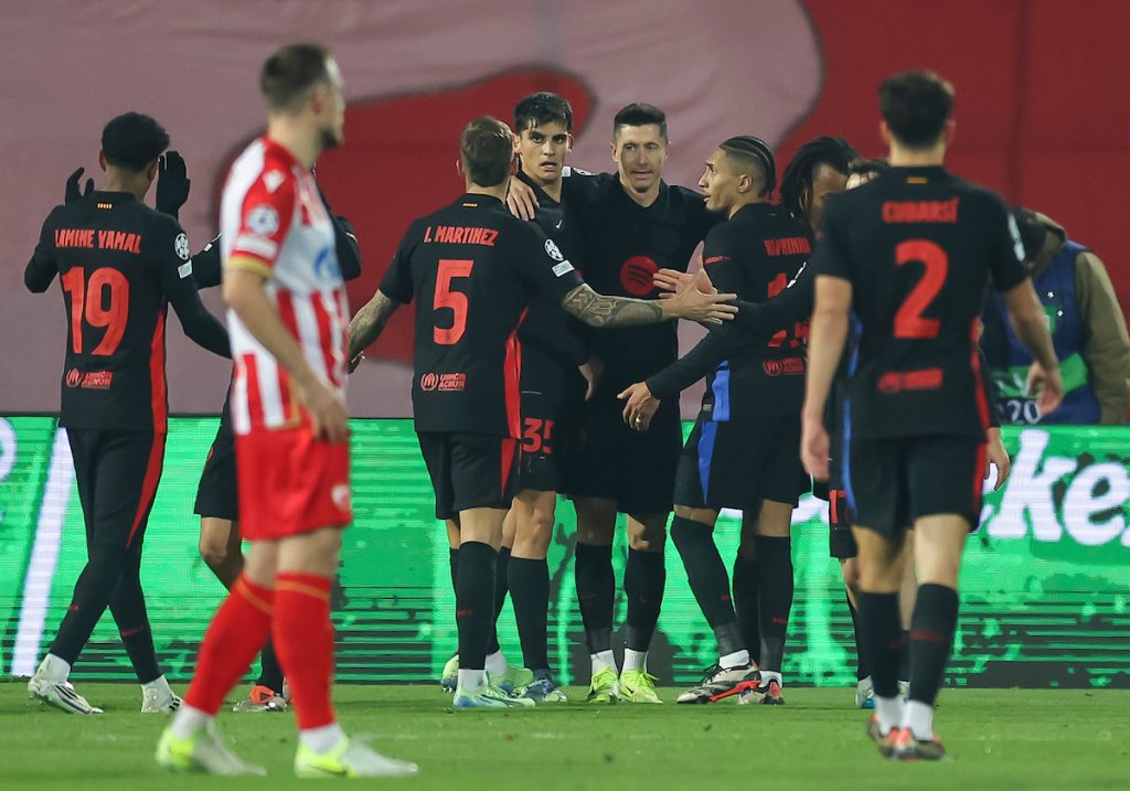 GOLOVI KAO NA TRACI Levandovski, pa Rafinja u intervalu od 100 sekundi! Barsa bez milosti – 1:4 (VIDEO)