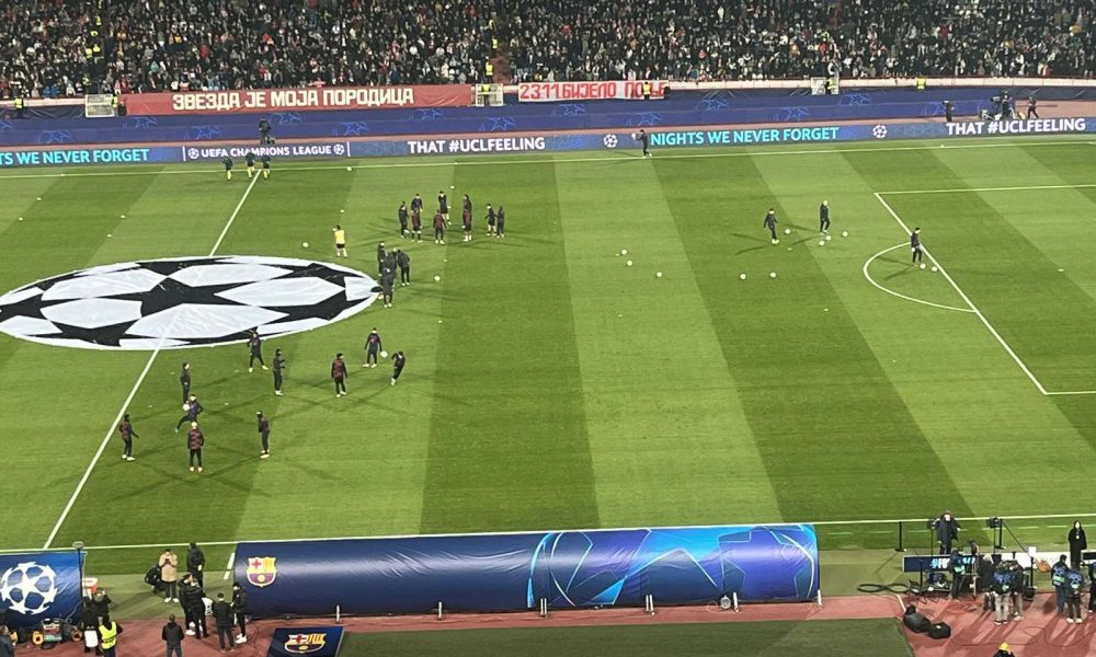 „DELIJE“ DOČEKALE BARSU Katalonci osetili vrelu atmosferu „Marakane“! (VIDEO)