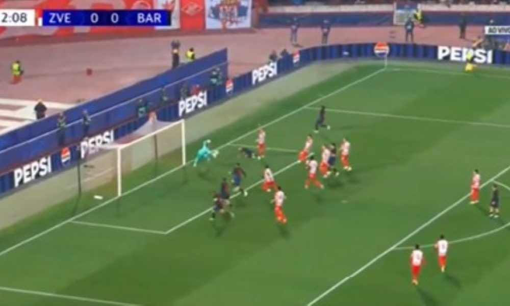 SVI SU OPASNI U OVOJ POSTAVI BARSE Katalonci vode, strelac je Injigo Martinez! Zaspala je odbrana Zvezde (VIDEO)