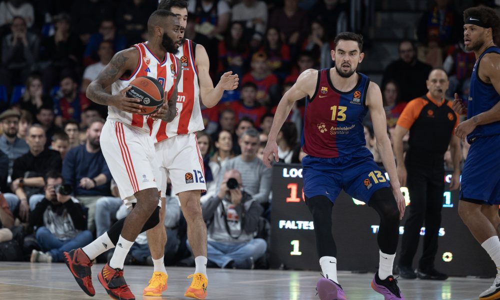 UZBUDLJIVO POLUVREME U BLAUGRANI Zvezda pokazala da nije turista u Barseloni, Katalonci imaju „+1“ na pauzi (VIDEO)